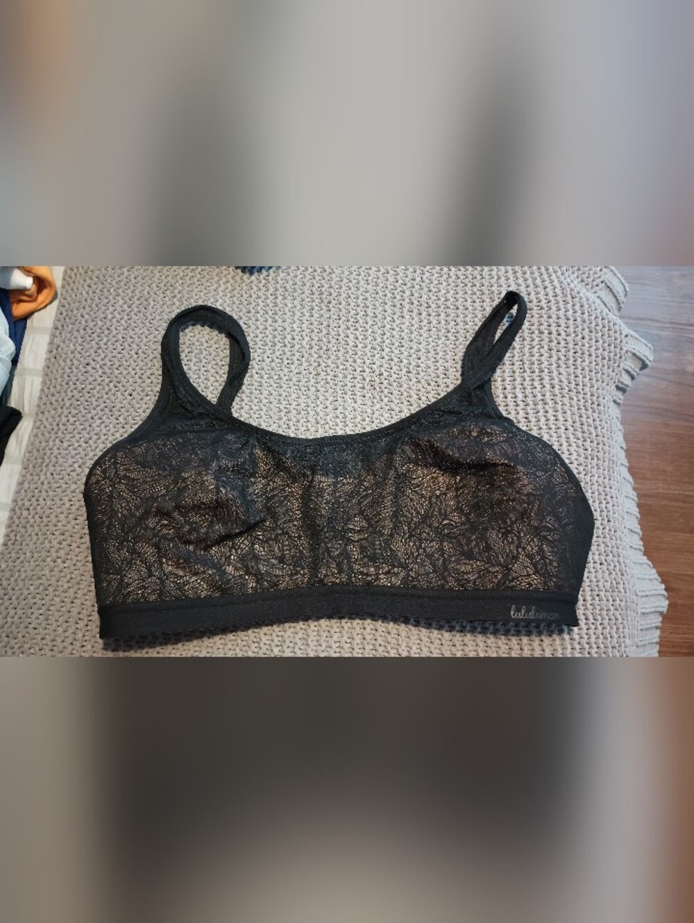 Lululemon Black Lace Bralette